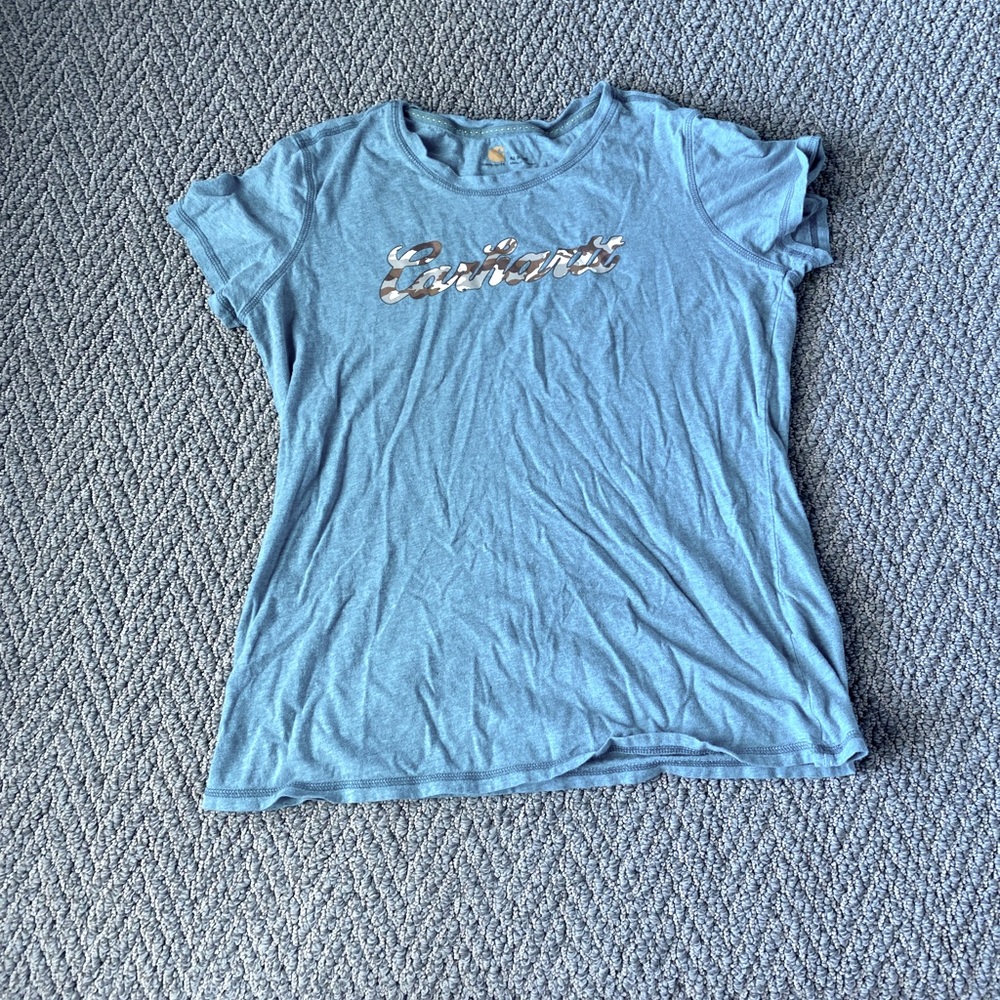 Blue Carhartt T-Shirt Size Medium